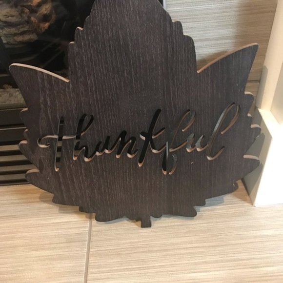Micheals thanksgiving thankful wood sign - Picture 3 of 8